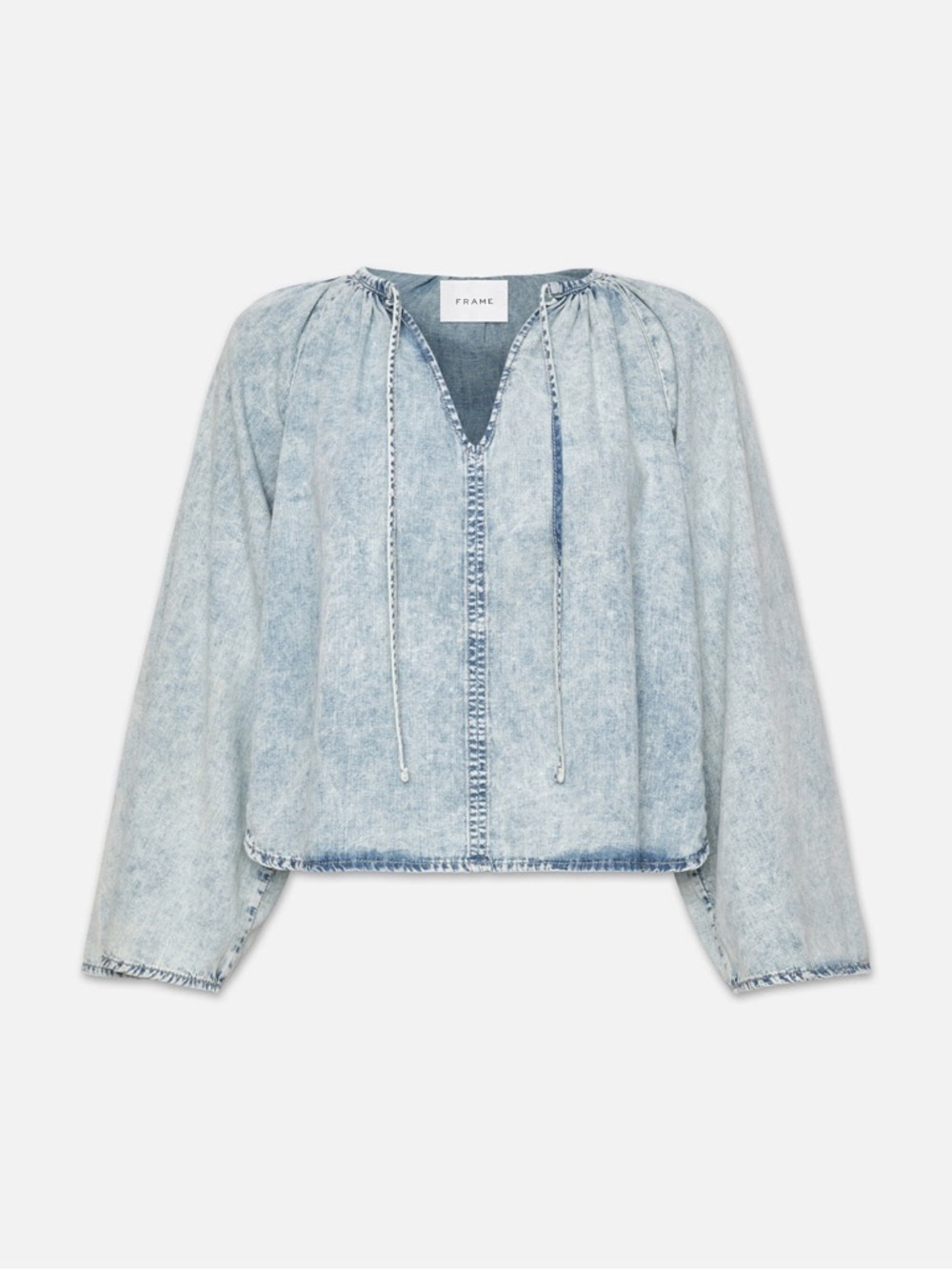NWT Frame Ares Denim Blouse